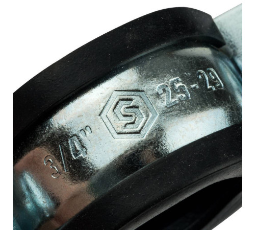 Комплект STOUT хомут с гайкой, шпилька-шуруп и дюбель 3/4 (25-29 мм) SAC-0020-100034