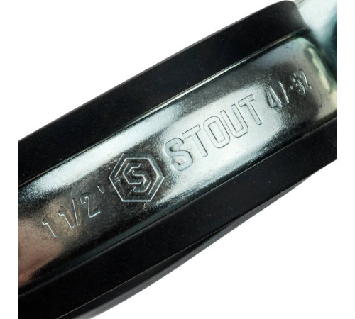 Комплект трубного хомута STOUT 1 1/2 47-52 мм со шпилькой и дюбелем SAC-0020-100112