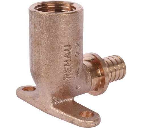 Угольник настенный REHAU RAUTITAN RX+ 16-Rp 1/2 с длинным патрубком 14563621001