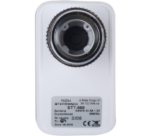 Привод термоэлектрический беспроводной TECH STT-868 белый STT-868