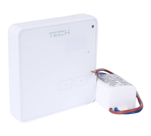 Беспроводной комнатный терморегулятор TECH R-8z белый WG.11.0540