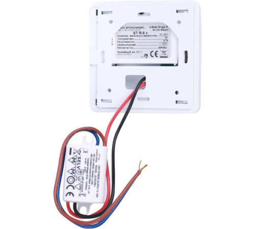 Беспроводной комнатный терморегулятор TECH R-8z белый WG.11.0540