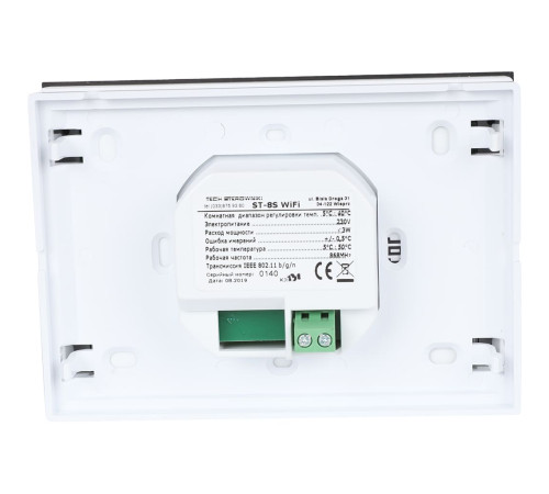 Беспроводной комнатный терморегулятор TECH ST-8S WiFi черный ST-8S WiFi