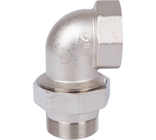 Соединение угловое разъемное STOUT американка ВН 2 O-ring никелированное SFT-0057-000002