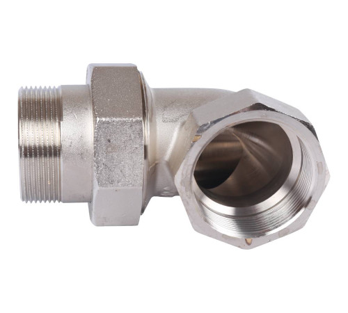 Соединение угловое разъемное STOUT американка ВН 2 O-ring никелированное SFT-0057-000002