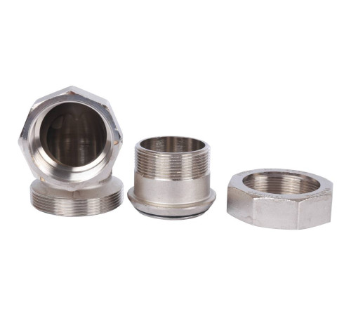 Соединение угловое разъемное STOUT американка ВН 2 O-ring никелированное SFT-0057-000002