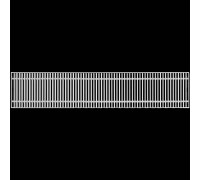 Конвектор внутрипольный STOUT SCN 80х190х1000 мм с роликовой решеткой SCN-1100-0819100