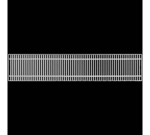 Конвектор внутрипольный STOUT SCN 80х190х1000 мм с роликовой решеткой SCN-1100-0819100