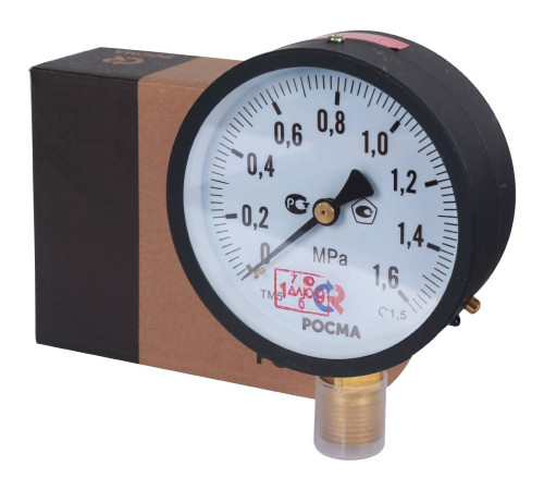 Манометр стандартный Росма ТМ-510Р 100 мм 1.6 МПа G1/2 150 °C 00000006833