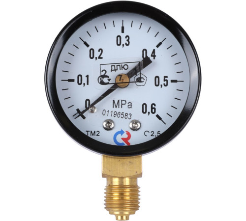 Манометр общетехнический РОСМА ТМ-210Р.00 0-0.6 МПа G1/4 радиальный 50 мм 00000006695