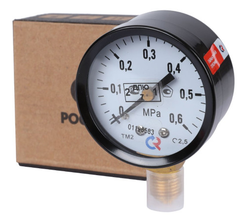 Манометр общетехнический РОСМА ТМ-210Р.00 0-0.6 МПа G1/4 радиальный 50 мм 00000006695