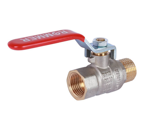 Кран шаровой ROMMER 1/2 ВР/НР ручка рычаг RBV-0002-0210315