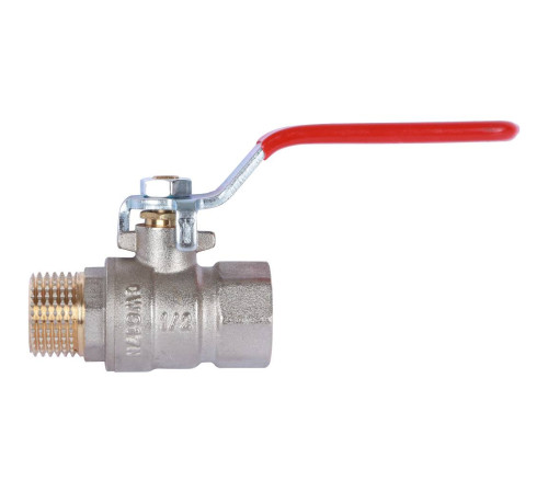 Кран шаровой ROMMER 1/2 ВР/НР ручка рычаг RBV-0002-0210315