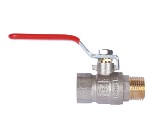Кран шаровой ROMMER 1/2 ВР/НР ручка рычаг RBV-0002-0210315