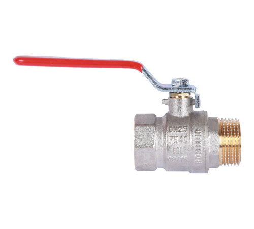 Кран шаровой ROMMER 1 ВР/НР ручка рычаг RBV-0002-0210325