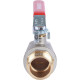 Кран шаровой ROMMER 1 ВР/НР ручка рычаг RBV-0002-0210325