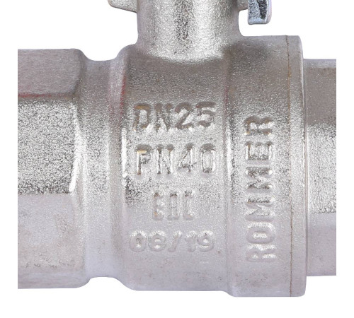 Кран шаровой ROMMER 1 ВР/НР ручка рычаг RBV-0002-0210325