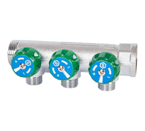 Коллектор регулирующий STOUT 3 выхода 1 x 1/2 SMB-6850-011203