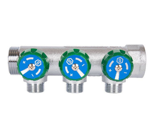Коллектор регулирующий STOUT 3 выхода 1 x 1/2 SMB-6850-011203
