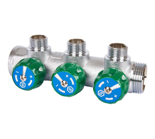 Коллектор регулирующий STOUT 3 выхода 1 x 1/2 SMB-6850-011203