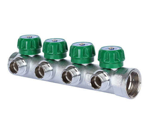 Коллектор регулирующий STOUT 1 4 отвода 1/2 SMB-6850-011204