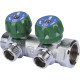 Коллектор регулирующий STOUT 3/4 2 отвода 1/2 плоское уплотнение SMB-6849-341202