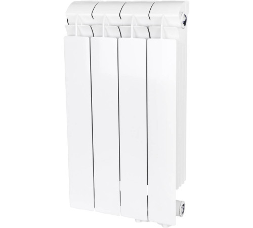 Радиатор алюминиевый Global VOX-R 500 4 секции нижнее правое подключение белый RAL 9010 169528