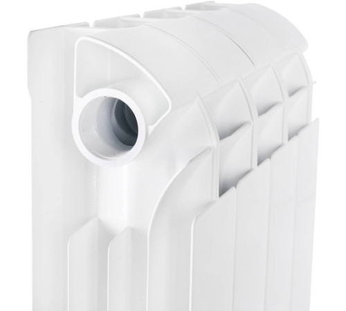 Радиатор алюминиевый Global VOX-R 500 4 секции нижнее правое подключение белый RAL 9010 169528