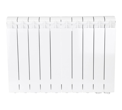 Радиатор алюминиевый Global VOX-R 500 10 секций нижнее правое подключение белый RAL 9010 169531