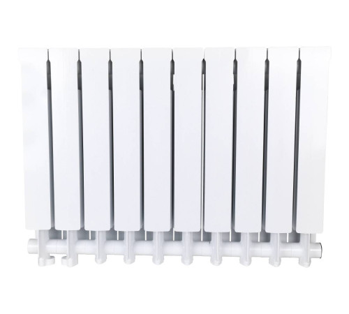 Радиатор алюминиевый Global VOX-R 500 10 секций нижнее правое подключение белый RAL 9010 169531