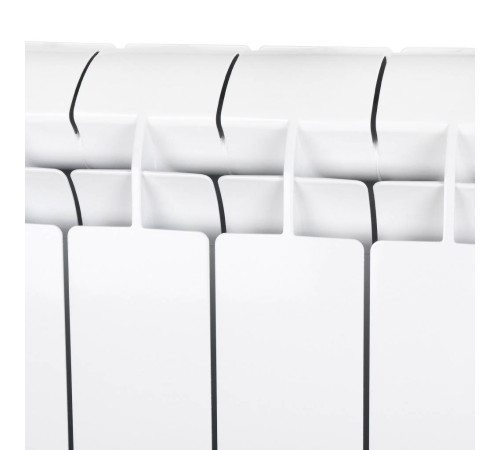 Радиатор алюминиевый Global VOX-R 500 10 секций нижнее правое подключение белый RAL 9010 169531