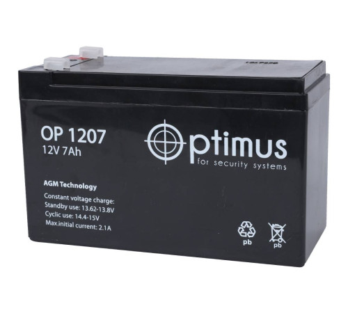 Аккумулятор резервного питания ZONT GS 7-12 12 В 7 Ач ML8505