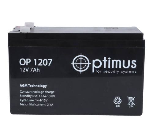 Аккумулятор резервного питания ZONT GS 7-12 12 В 7 Ач ML8505