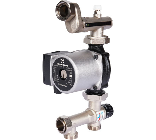 Насосно-смесительный узел STOUT SDG-0120 20-55°C с насосом Grundfos UPSO 25-65 130 мм SDG-0120-005011
