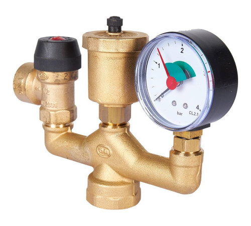 Группа безопасности котла STOUT 1 до 50 кВт без теплоизоляции SVS-0040-015025