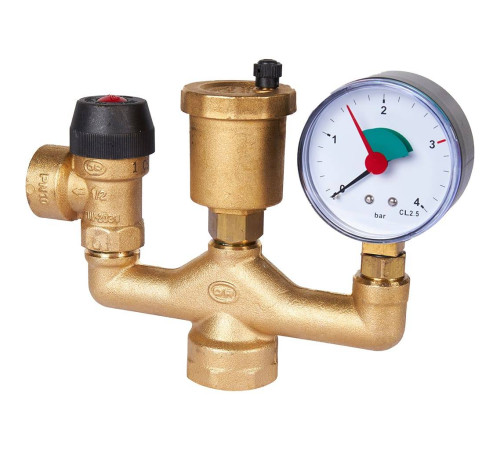 Группа безопасности котла STOUT 1 до 50 кВт в теплоизоляции SVS-0040-055032