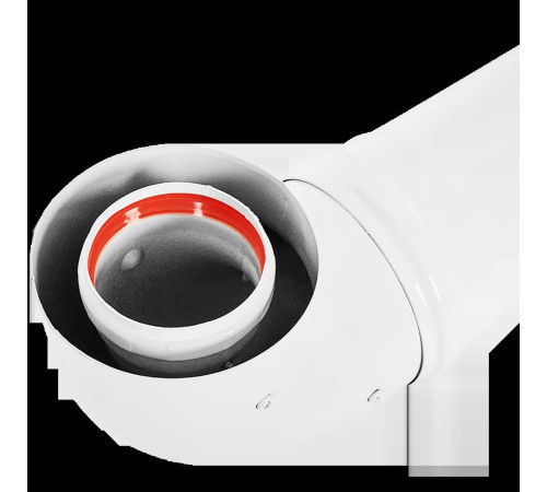 Комплект дымохода ROMMER Стандарт 60/100 900 мм для Baxi и Ariston RCA-6010-210900