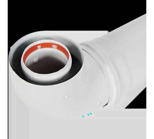 Комплект дымохода ROMMER Стандарт универсальный 60/100 900 мм RCA-6010-250900