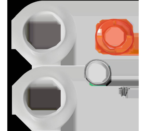 Комплект дымохода ROMMER Стандарт 60/100 900 мм для Immergas RCA-6010-260900