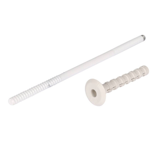 Крепление к стене ROMMER 80 мм металлическое белое RCA-0080-020111