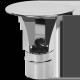 Зонт для вертикального дымохода ROMMER D 80 мм нержавеющая сталь RCA-0080-010005