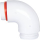 Отвод дымохода утепленный ROMMER 80/100 мм 90° RCA-0080-800090
