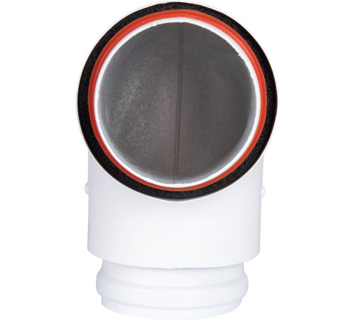 Отвод дымохода утепленный ROMMER 80/100 мм 90° RCA-0080-800090