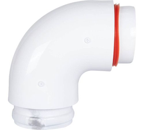 Отвод дымохода утепленный ROMMER 80/100 мм 90° RCA-0080-800090