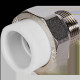 Муфта комбинированная разъемная Pro Aqua PP-R 32x1 НР Белая PA21018