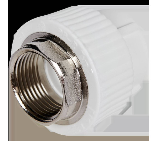 Муфта комбинированная Pro Aqua PPR под ключ ВР 32х1 белая PA22518P
