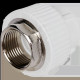 Муфта комбинированная Pro Aqua PPR под ключ ВР 32х1 белая PA22518P
