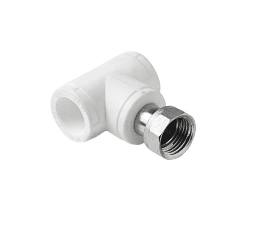 Тройник PRO AQUA PP-R 32 мм x 1 с накидной гайкой белый PA29118