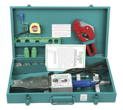 Сварочный аппарат CANDAN CM-01 SET-WV 850+650 Вт комплект матриц 20-40 мм CM-01 SET-WV