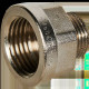 Переходник STOUT под ключ ВН никелированный 1/2x3/8 SFT-0073-001238